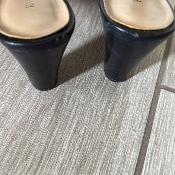 Karen Scott Women’s‎ Adriana Leather Strappy Sandals 9.5 Black - Picture 6 of 11